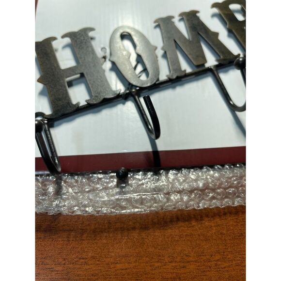 2 Pieces Rustic Brown Home Key Holder Wall Hanging Set - Picture 4 of 4